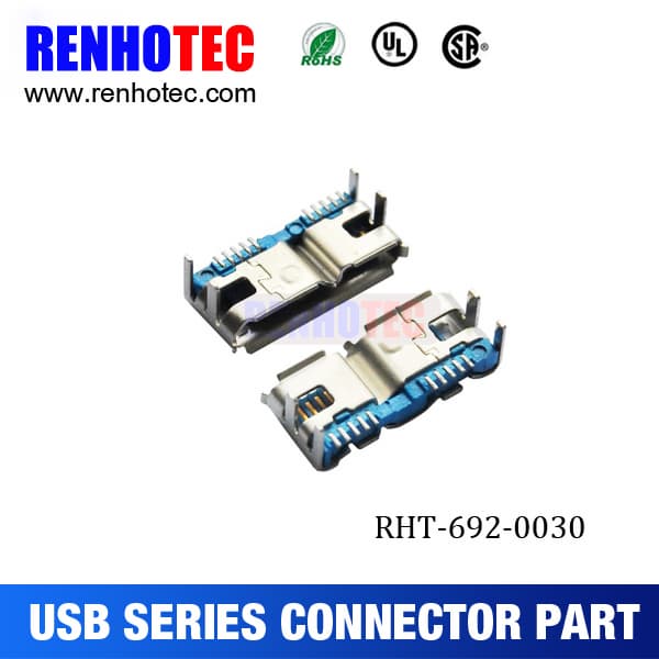 Dual Port USB 3_0 A Type 90 Degree HDMI to Female USB Connec